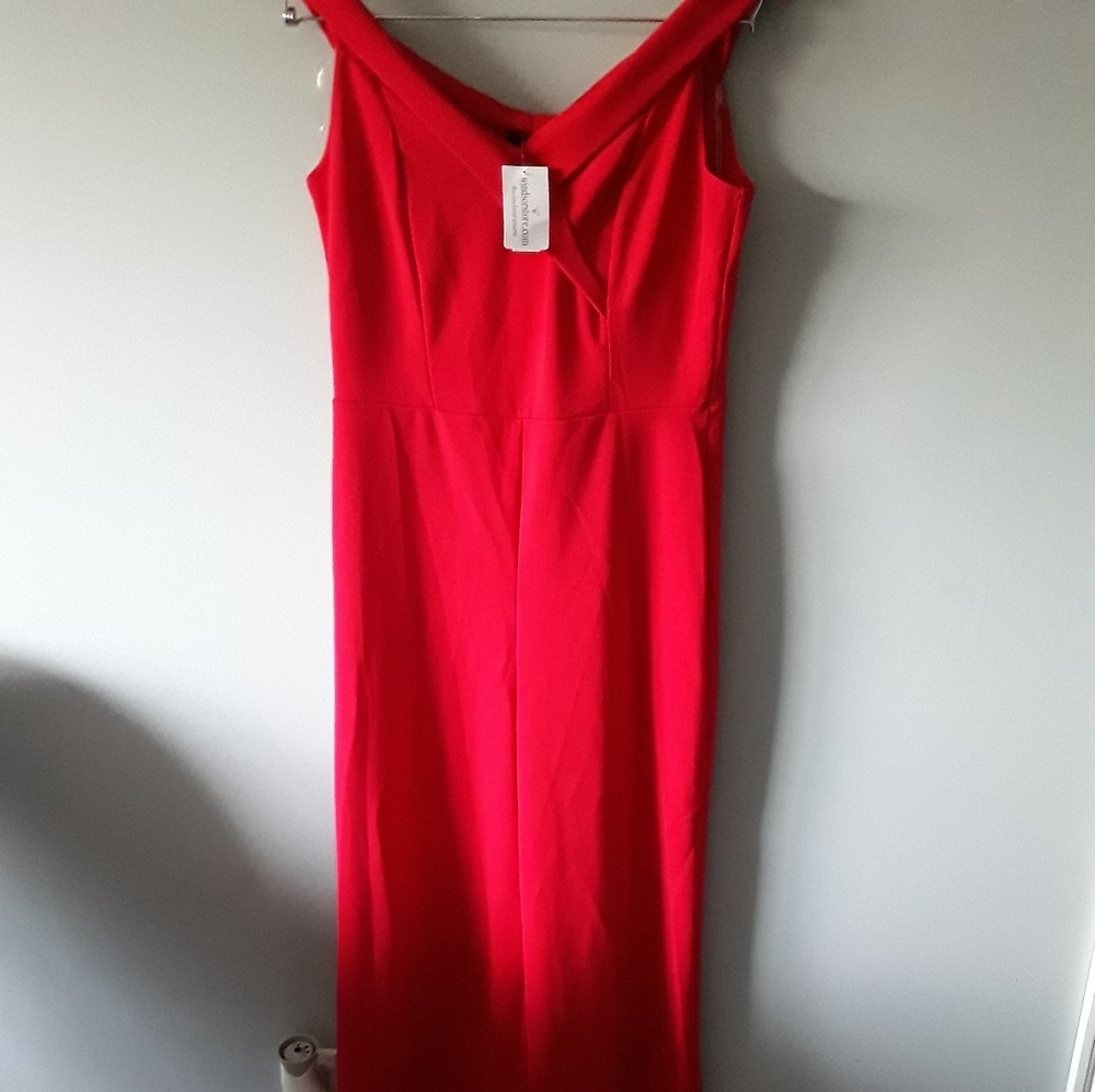 Red jumpsuit